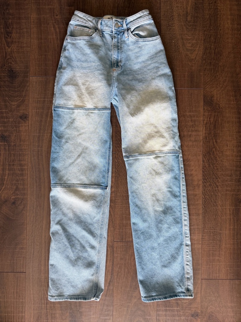 Hollister Light Blue Curvy High-Rise Jeans